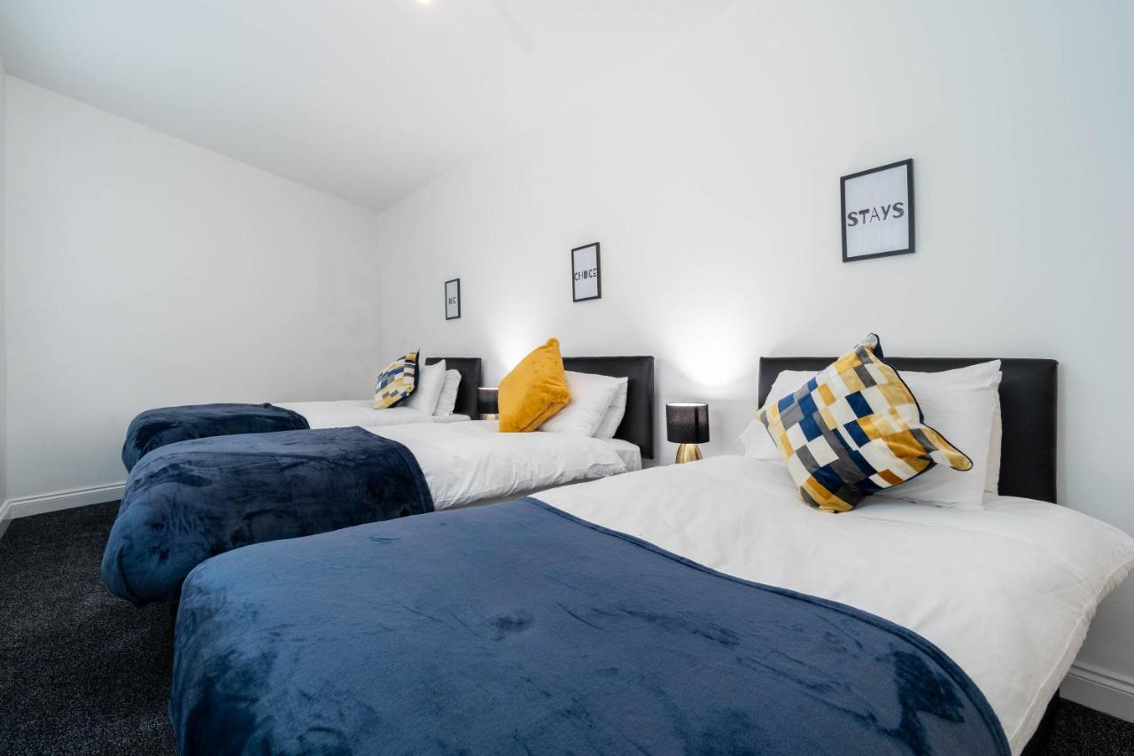 Three Bedroom Apartment- One Choice Stays Serviced Accommodation- Jewellery Quarter Birmingham Exterior foto